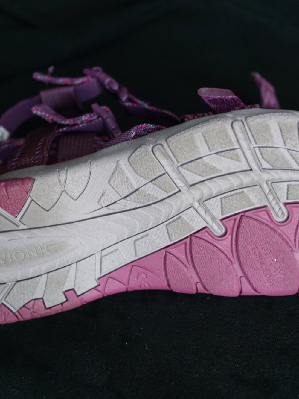 Vionic Sage Dorrin Berry Pink Purple Orthopaedic Sport Sandals Size 7 - Picture 5 of 5
